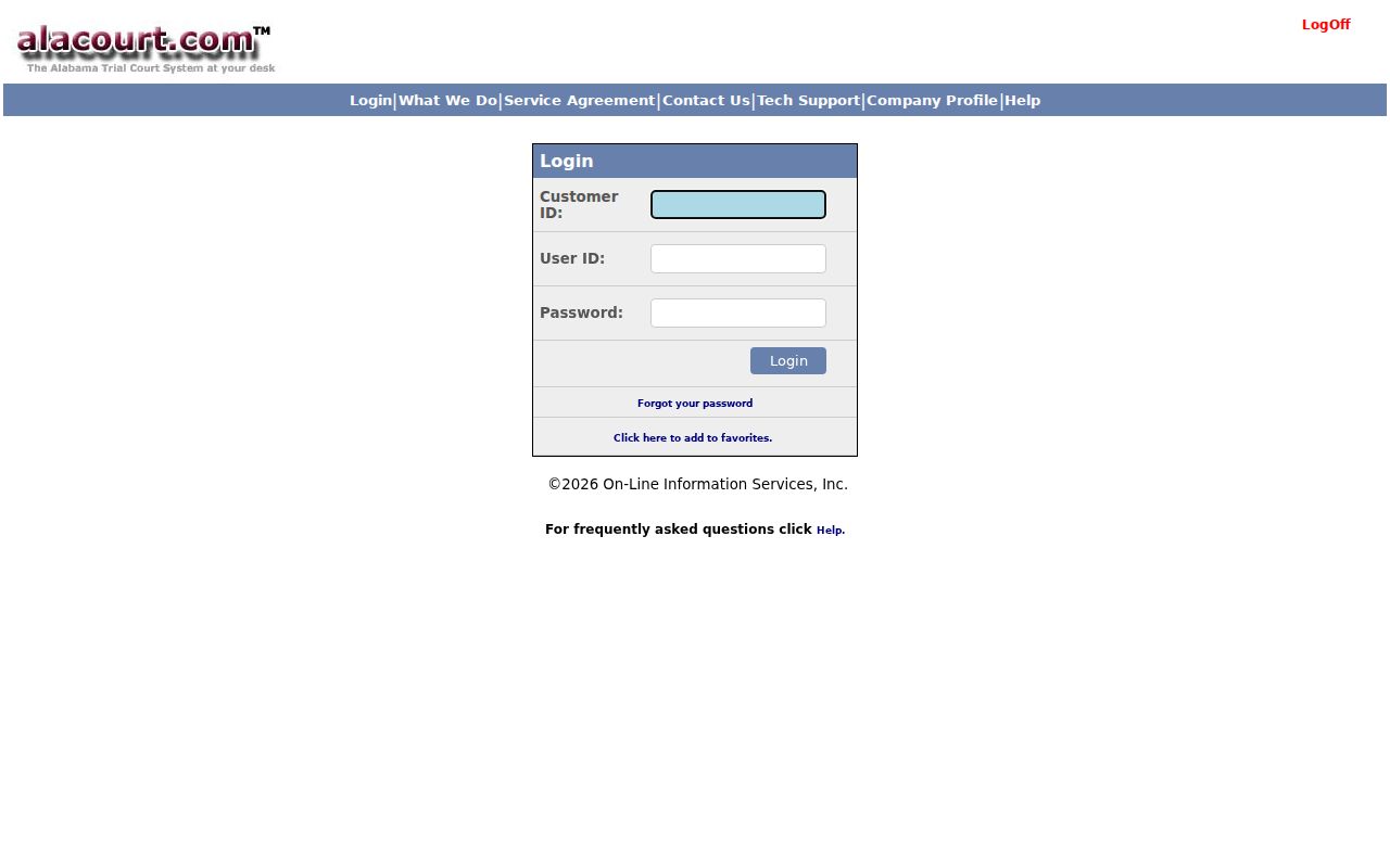 Butler County case search through Alacourt subscription service